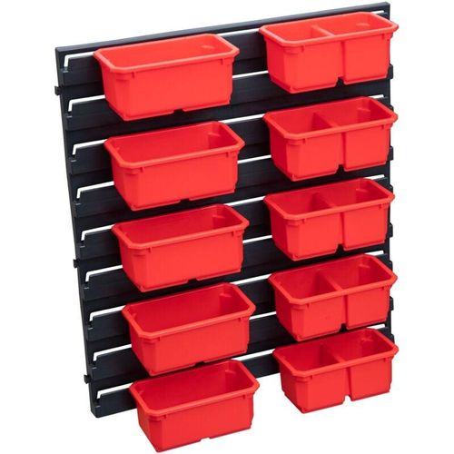 Container Set Nr. 3 Werkstattwand 39 x 35 cm mit 10 Behältern für pro Organizer 100 Expert / 200 Expert / pro Drawer 3 - Qbrick System