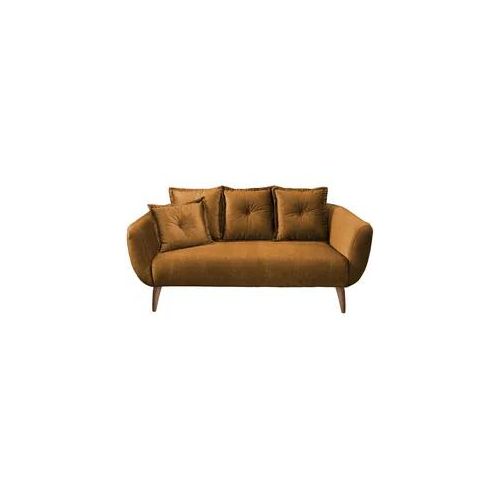 2,5-Sitzer-Sofa Baggio Gelb Velours