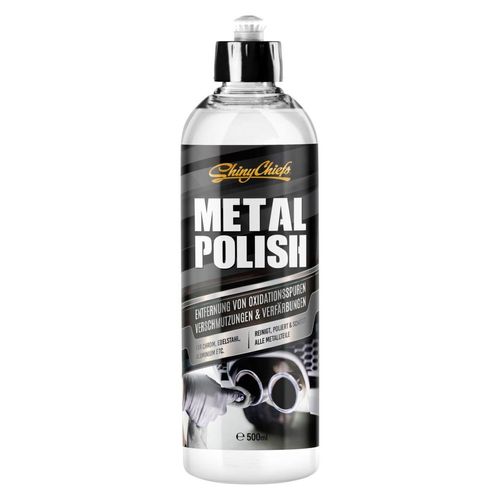 METAL POLISH - Hochglanz Autopolitur für Chrom, Edelstahl und Aluminium 500ml