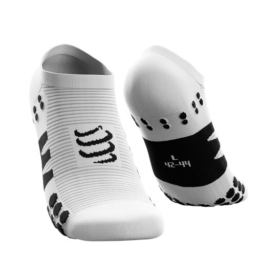 Compressport Unisex No Show Socks weiß