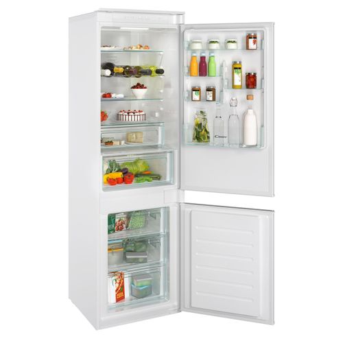 E (A bis G) CANDY Einbaukühlgefrierkombination "CBT5518EW" Kühlschränke weiß Einbaukühlgefrierkombinationen