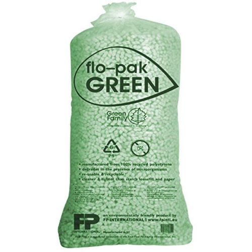 9600 Liter neu bio Flo-pak Grün Verpackungschips Füllmaterial - Grün