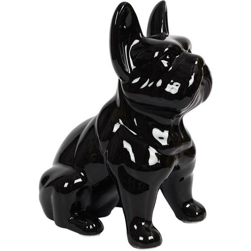 Bulldogge aus Keramik sitzend 30 cm
