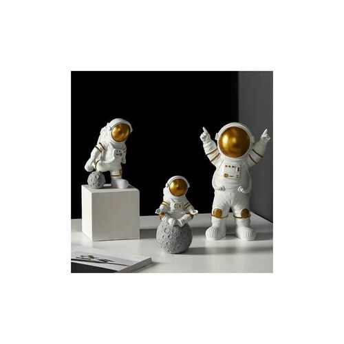 Astronauten-Ornamente, Astronauten-Dekoration, Geburtstagstortenaufsätze, Astronauten-Statue aus Harz, Spielzeugfigur, Astronauten-Dekoration,