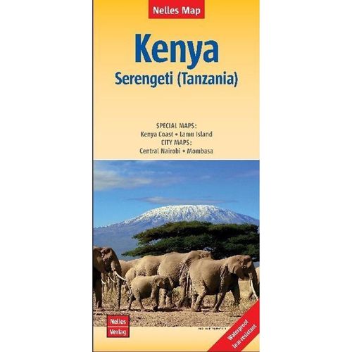Nelles Map Landkarte Kenya - Serengeti (Tanzania) Kenia - Serengeti (Tansania) Kenya - Serengeti (Tanzanie) Kenia - Serengueti (Tanzania), Karte (im Sinne von Landkarte)