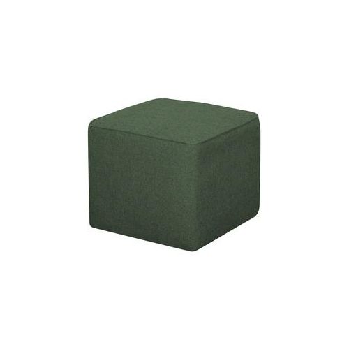 Designer-Hocker quadratisch khakifarbener Stoff PAVE