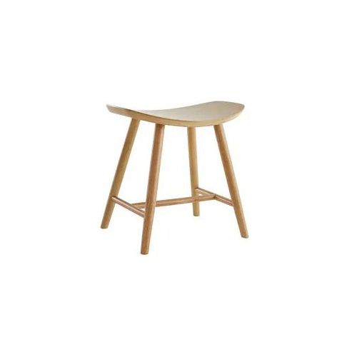 Hocker aus hellem Holz H46,5 cm DEMORY