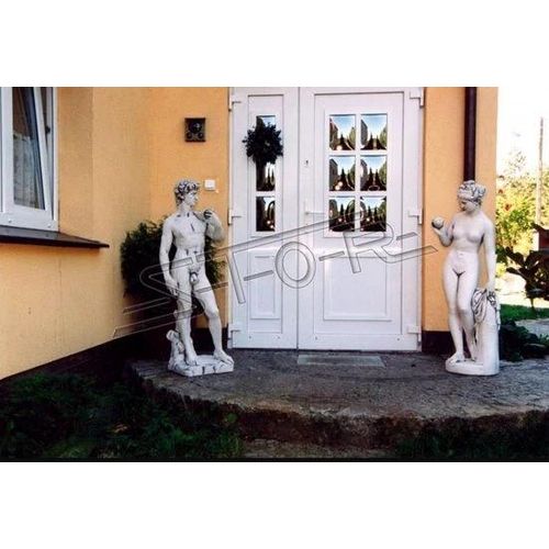 JVmoebel Skulptur Eva 120cm Skulptur Design Figur Statue Garten Statuen Skulptur...