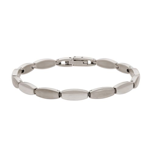Armband TITANIA "Armbänder" Armbänder Gr. Titan, grau (titanfarben) Damen Armbänder Silber