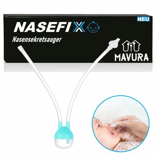MAVURA Nasensauger NASEFIX Baby Nasensauger Nasensekretsauger Nasenreiniger Nasenschleim