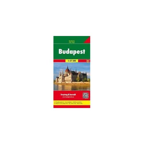 Freytag & Berndt Stadtplan Budapest Stadtplan 1:27.500. Boedapest Karte (im Sinne von Landkarte)
