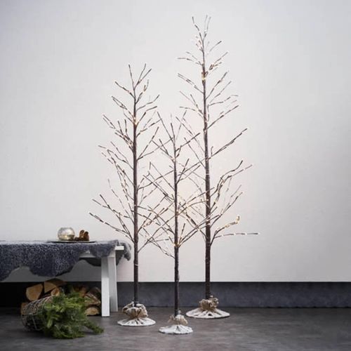 LED-Dekobaum Tobby Tree IP44 braun Höhe 180cm