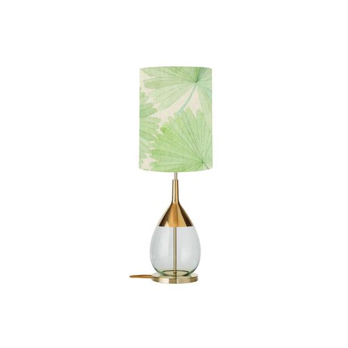 EBB & FLOW Lute Tischleuchte Tango palm green/gold