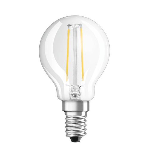 OSRAM LED-Tropfenlampe E14 1,5W827 klar