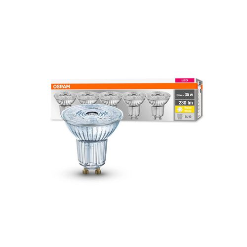 OSRAM LED-Reflektor GU10 2,6W 2.700K 230lm 36° 5er