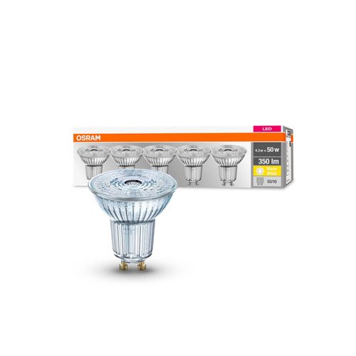 OSRAM LED-Reflektor GU10 4,3W 36° 2.700K 350lm 5er