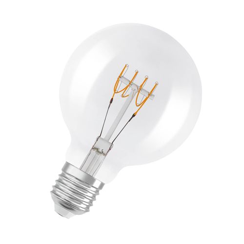 OSRAM LED-Globe E27 G95 4,8W 2.700K Filament dimm