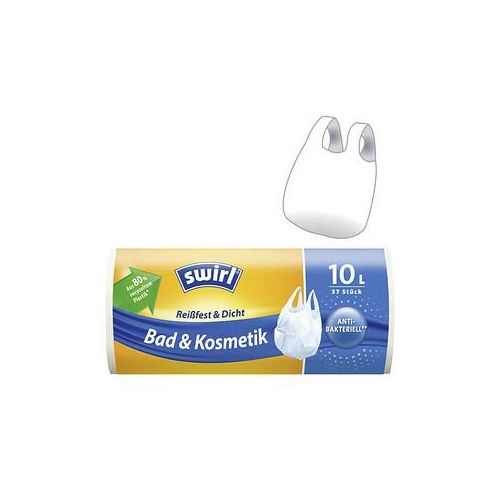 swirl® Kosmetikbeutel 4341 10,0 l weiß, 37 St.