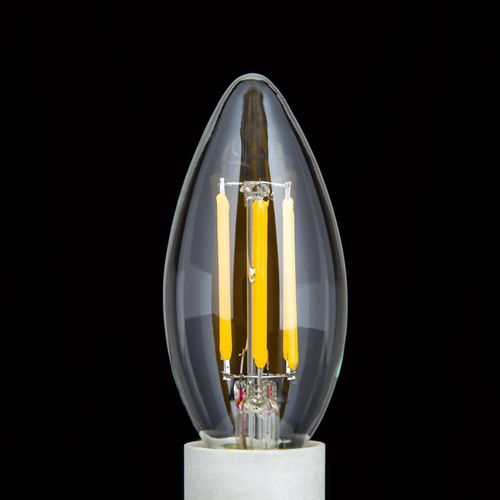 LED-Leuchtmittel Filament E14 C35 klar 6W 827 720lm dimmbar