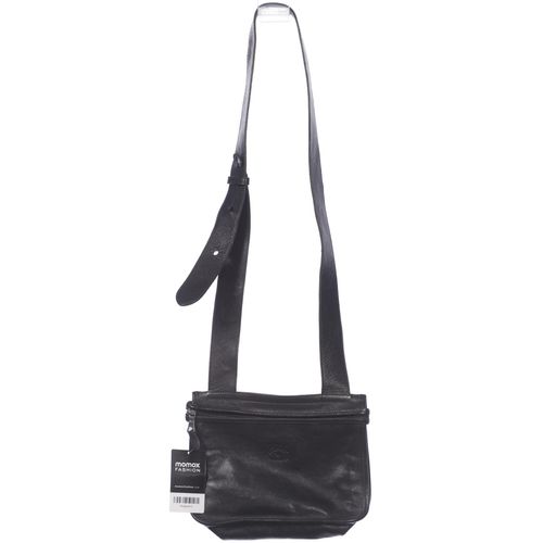 Il Bisonte Damen Handtasche, schwarz, Gr.