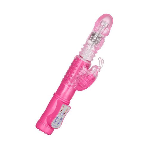 Stoßender Perlenvibrator wiederaufladbar, 25,5 cm