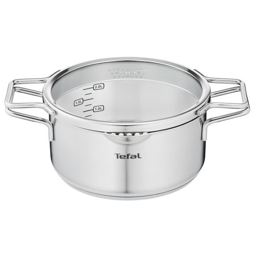 Tefal Kochtopf »Nordica mit Deckel 20 cm«, Edelstahl