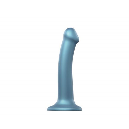 Strap On Me - Silikondildo - Blau - Größe M