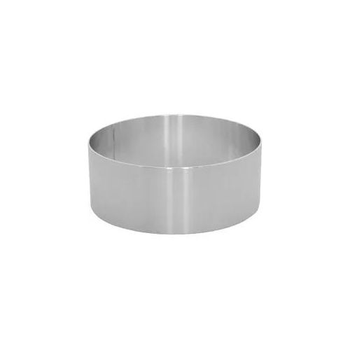 Gastro Schneider Alu-Tortenringe 180 x 70 mm, silber | Mindestbestellmenge 4 Stück