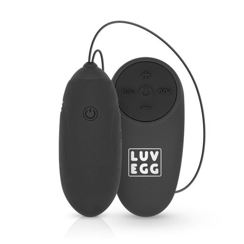 LUV EGG - Œuf Vibrant avec télécommande - Noir
