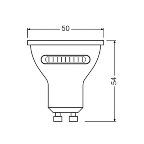 OSRAM LED-Reflektor GU10, PAR16, CCT, 4,2 W, 36°, 400 lm