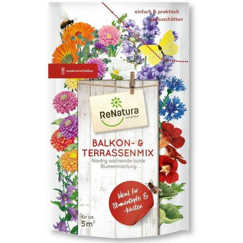 ReNatura Balkon Terrassenmix 0,275 kg Blumenmischung Balkonblumen Blumensamen