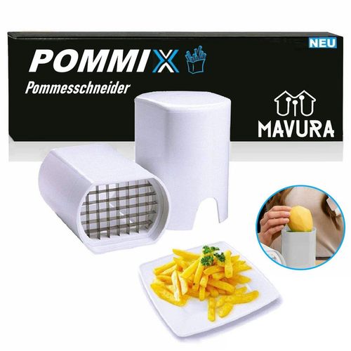 MAVURA Pommesschneider POMMIX Pommesschneider Kartoffelschneider Pommes Frites Maker