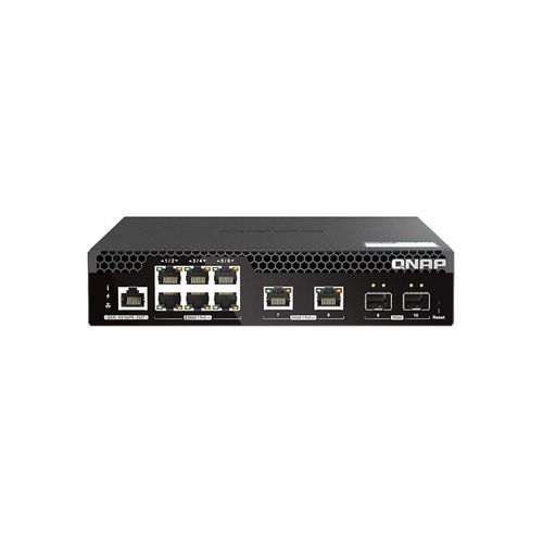 QNAP - switch - half-width - 10 ports - Managed