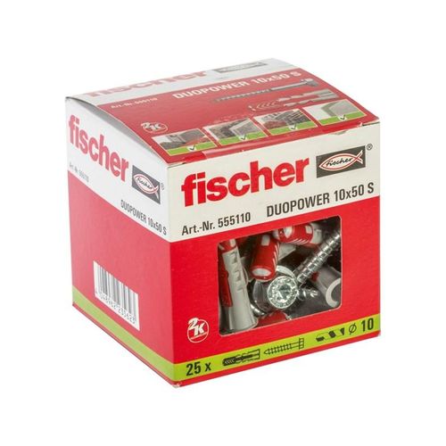 Fischer DuoPower 10 x 50 S (25 pcs.)