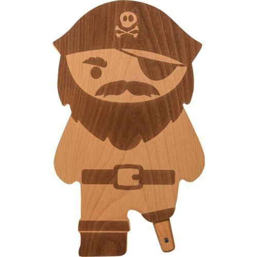 OTOTO Pirate Board Schneidbrett mit Messer