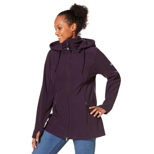 Fleecejacke, aubergine, Gr.44