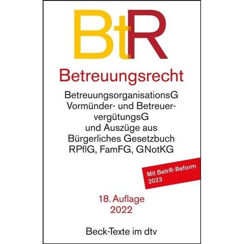 Betreuungsrecht BtR, Taschenbuch