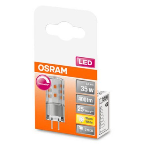 OSRAM LED-Stiftlampe GY6,35 4,5W 2.700 K dimmbar