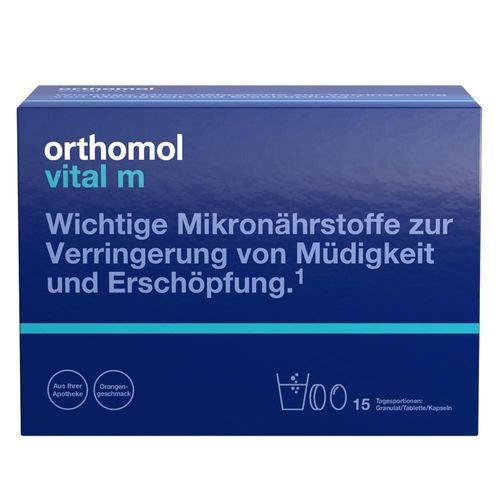 Orthomol Vital m Granulat/Tablette/Kapsel Orange 15er-Packung 1 St