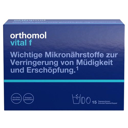 Orthomol Vital f Granulat/Tablette/Kapsel Orange 15er-Packung 1 St