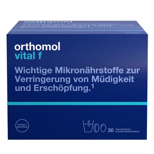 Orthomol Vital f Granulat/Tablette/Kapsel Orange 30er-Packung 1 St