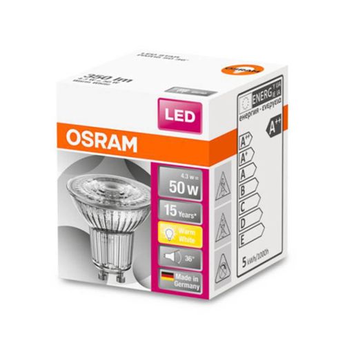 OSRAM LED-Reflektor Star GU10 4,3W warmweiß 36°