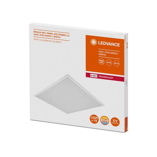 LEDVANCE SMART+ Biolux HCL LED-Panel CCT 59,5x59,5