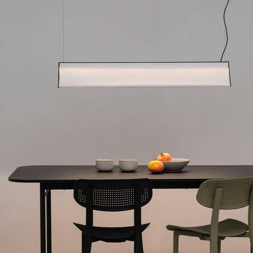 LED-Hängeleuchte Ludovico Surface, 115 cm, weiß