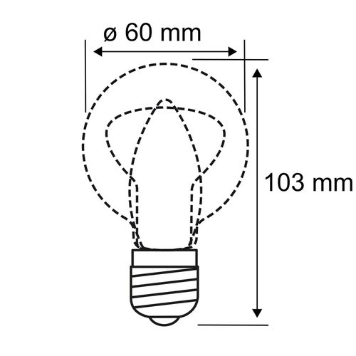 Paulmann LED-Lampe B22d A60 9W 2.700K opal