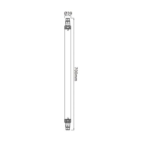 LED-Feuchtraumlampe Tri Proof Slim, Länge 70 cm