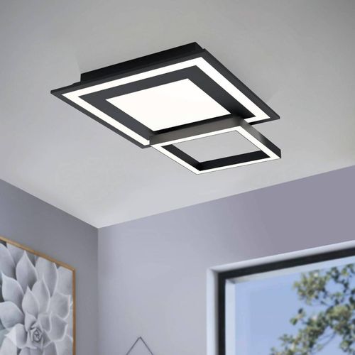 EGLO connect Savatarila-Z LED-Deckenlampe schwarz