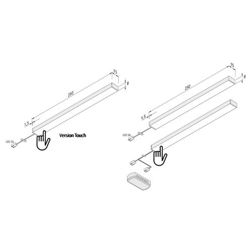 LED-Unterbauleuchte Add-On Mini 3.000K