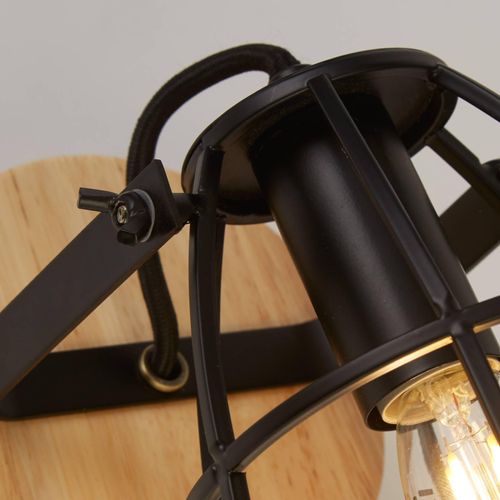 Wandlampe Cage II mit Gitterschirm