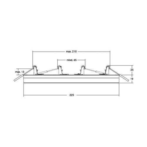 BRUMBERG Moon Midi LED-Deckenpanel RC CCT Ø22,5cm